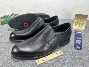 Men’S Black Franco Banetti Slip-on Gentle Leather Loafers