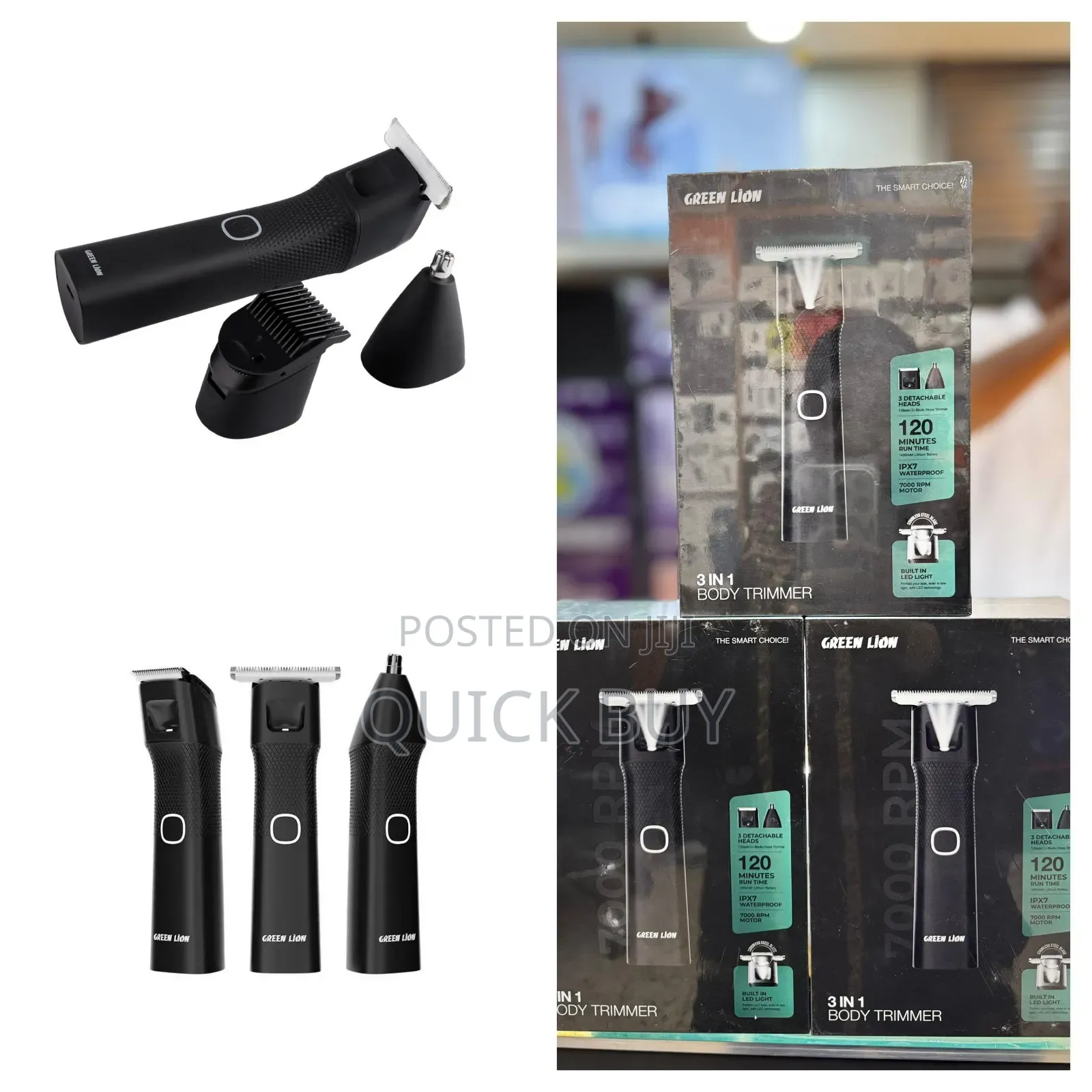 Green Lion 3 in 1 Body Trimmer