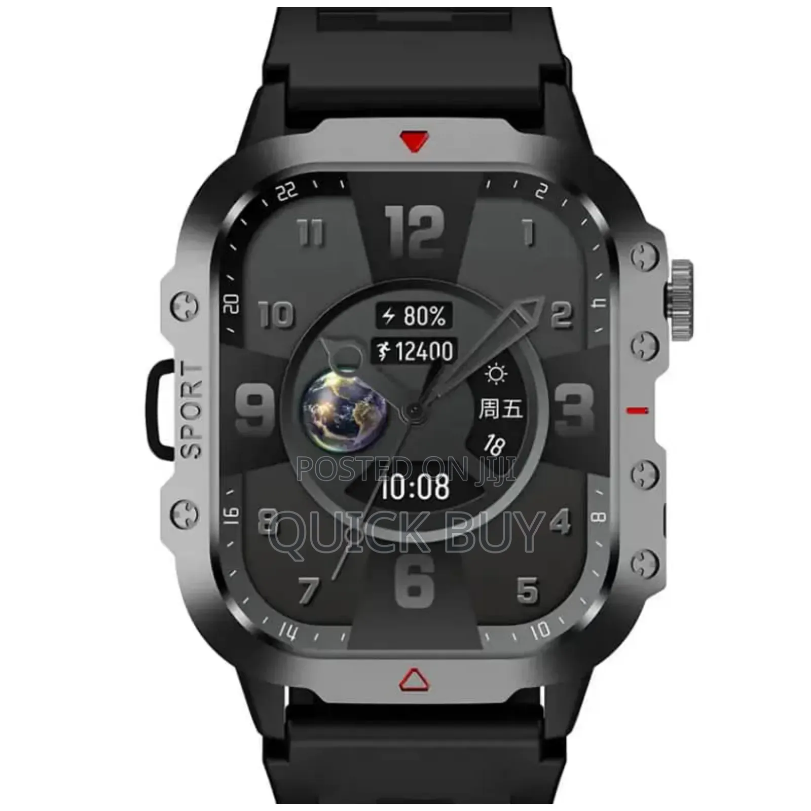 Green Lion Gravix Smart Watch - Black