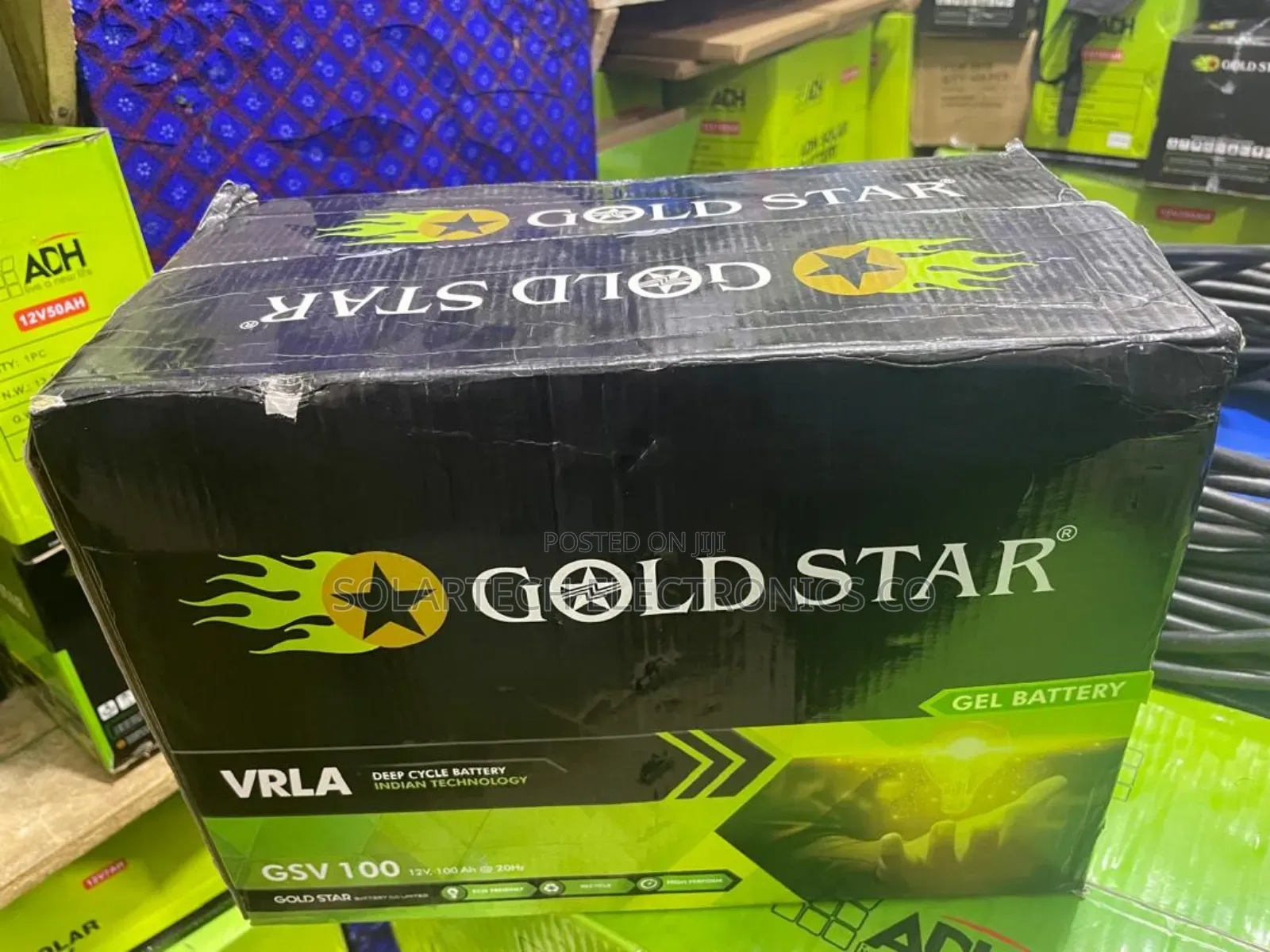 100ah Gold Star Vrla Solar Battery Nova