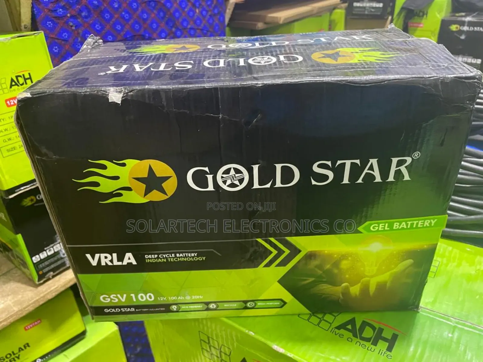 100ah Gold Star Vrla Solar Battery Nova