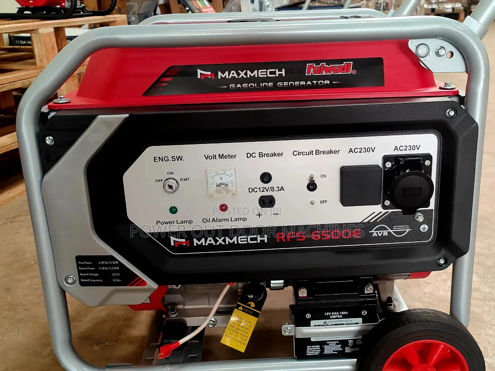 7kva Maxwell Petrol Generator Avr