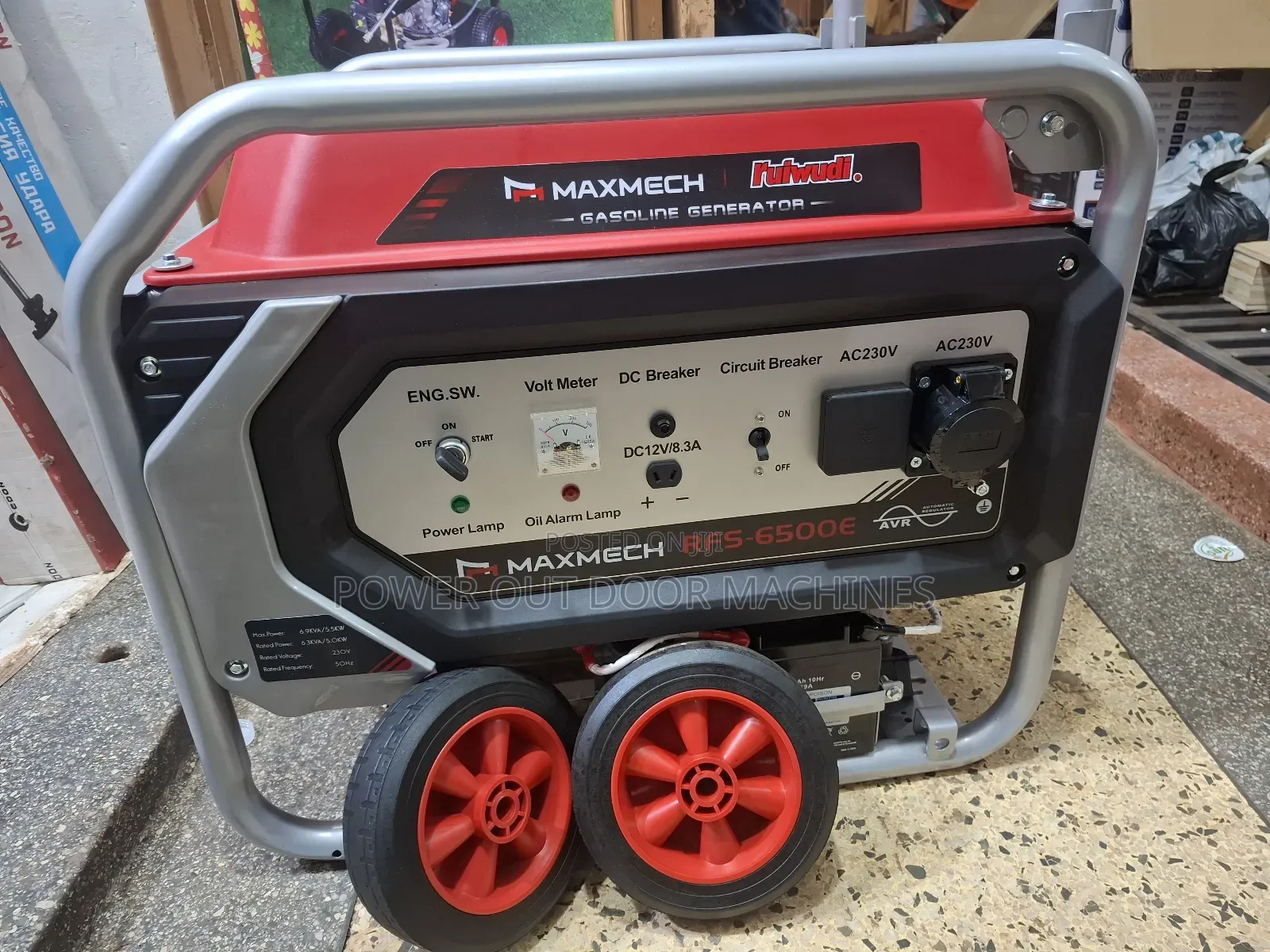 7kva Maxwell Petrol Generator Avr