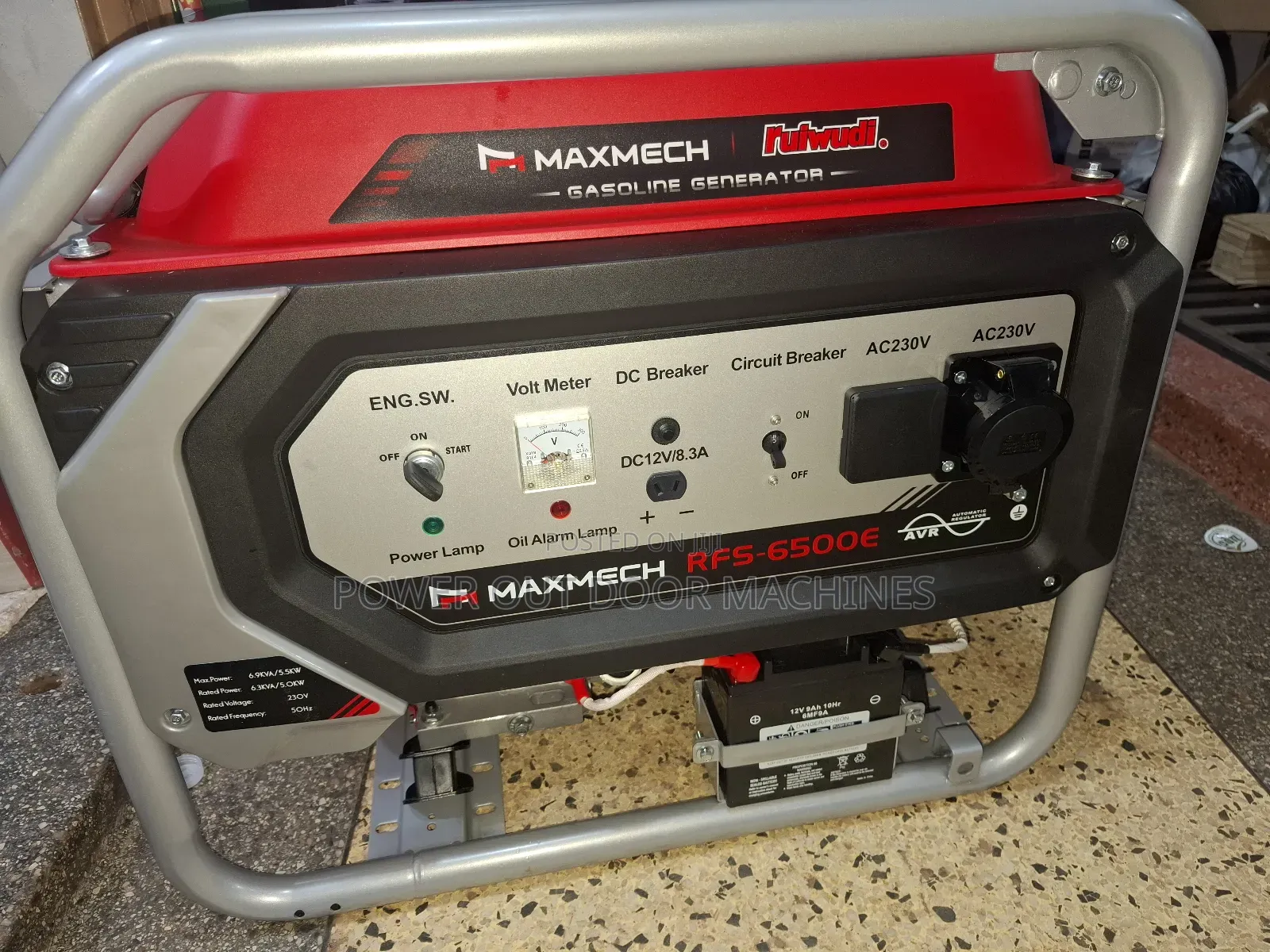7kva Maxwell Petrol Generator Avr