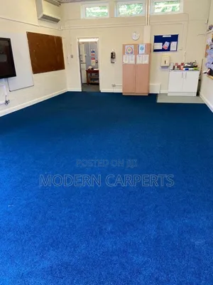 Wall to Wall Navy Blue Class Room Carpets