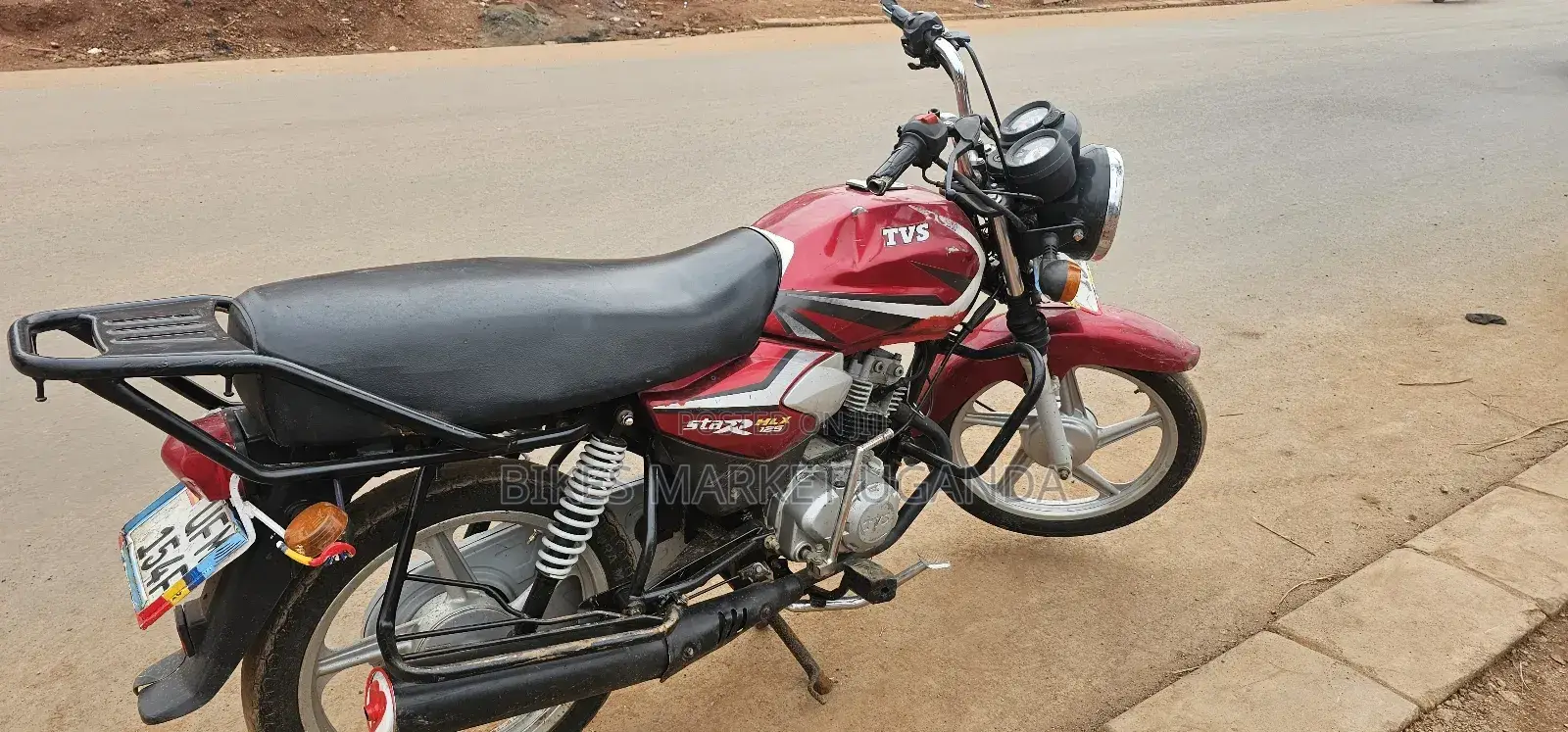 TVS HLX 125 2023 Red