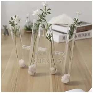 New Decorative Clear Test Tube Flower Vase