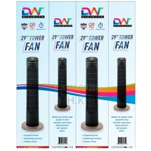 Digiwave 29" Oscillating Tower Fan, Model DWTF-40ds.
