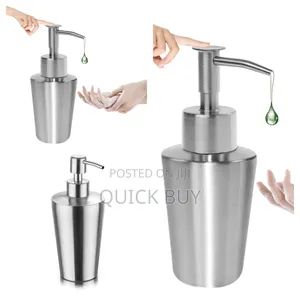 New Stainless Steel Press Liquid Soap Dispenser
