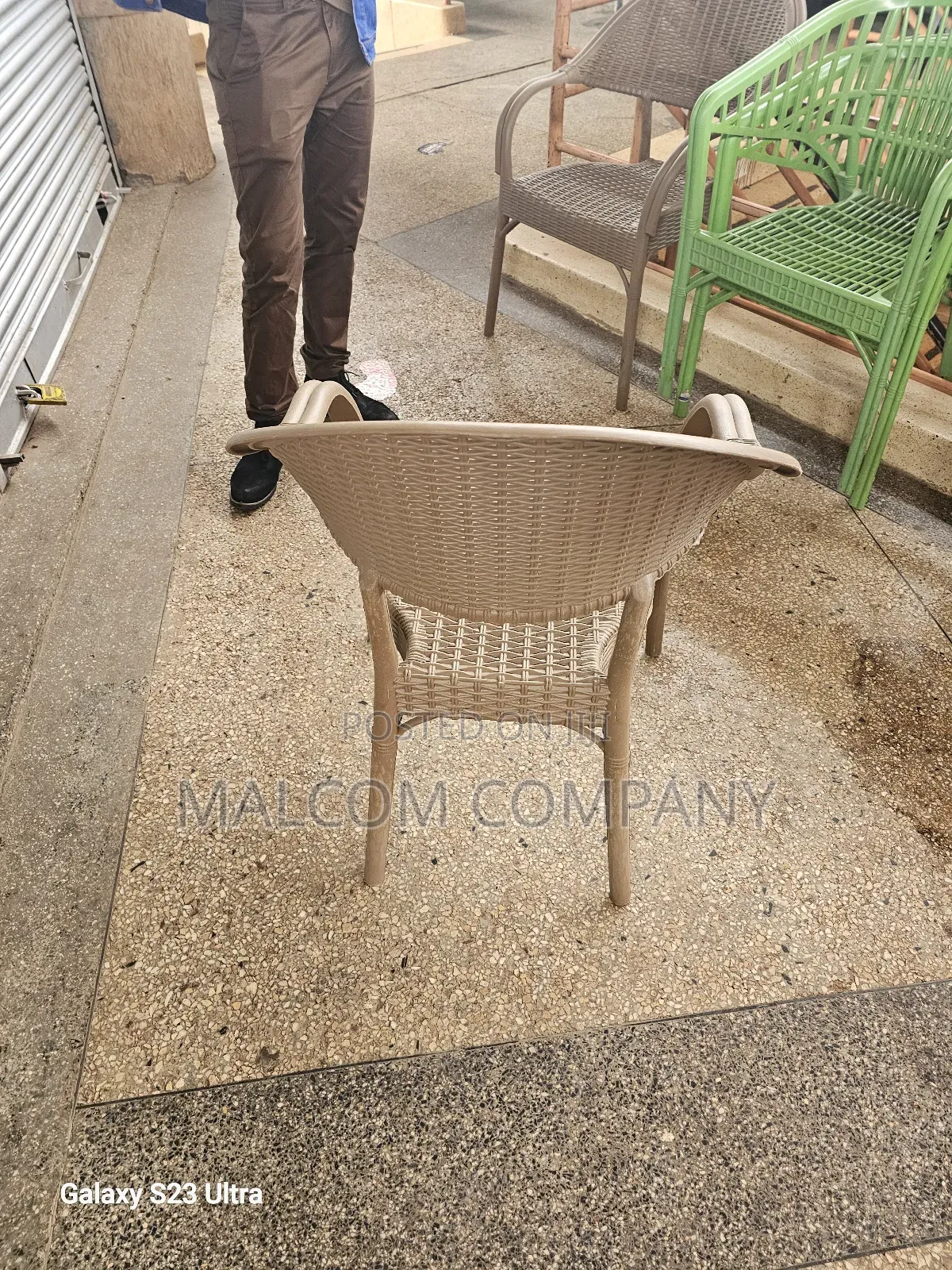 Strong Plastic Chairs.