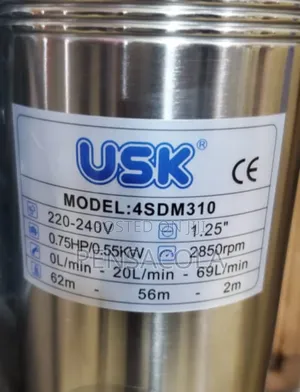 Submersible Water Pump 62m