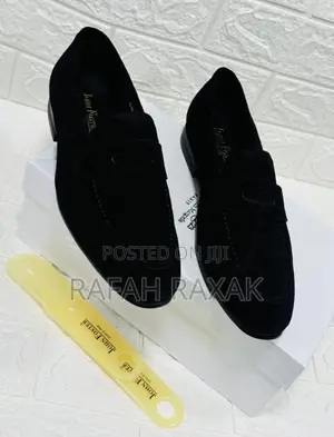 Original Men’S Super Classic Black John Foster Suede Loafers