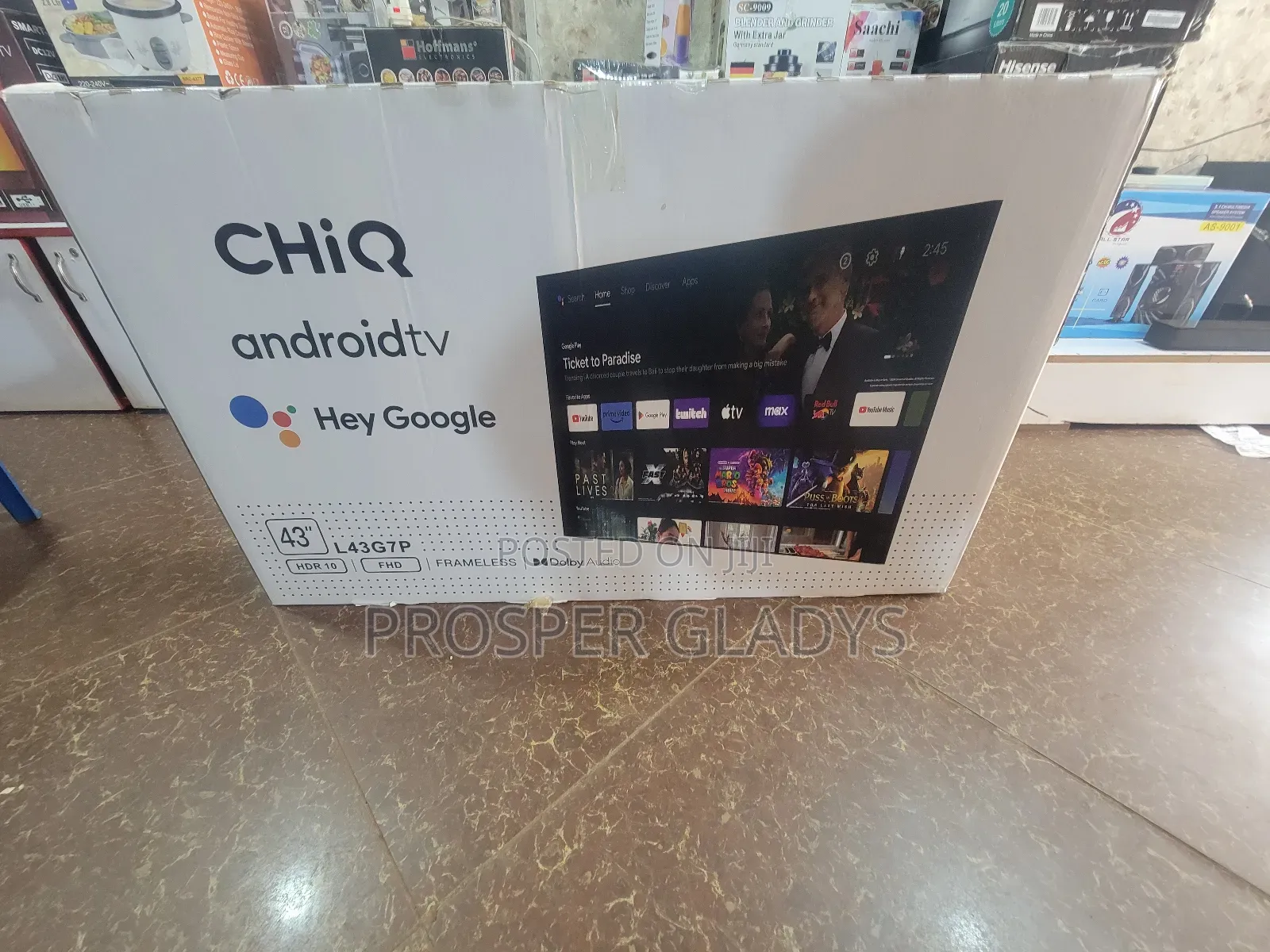 Chiq 43 Smart Digital Android Flat Screen.