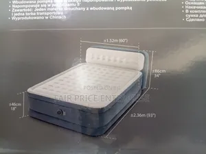 Air Mattress 5x6 By18 Inches Comfortable Plush Elevated