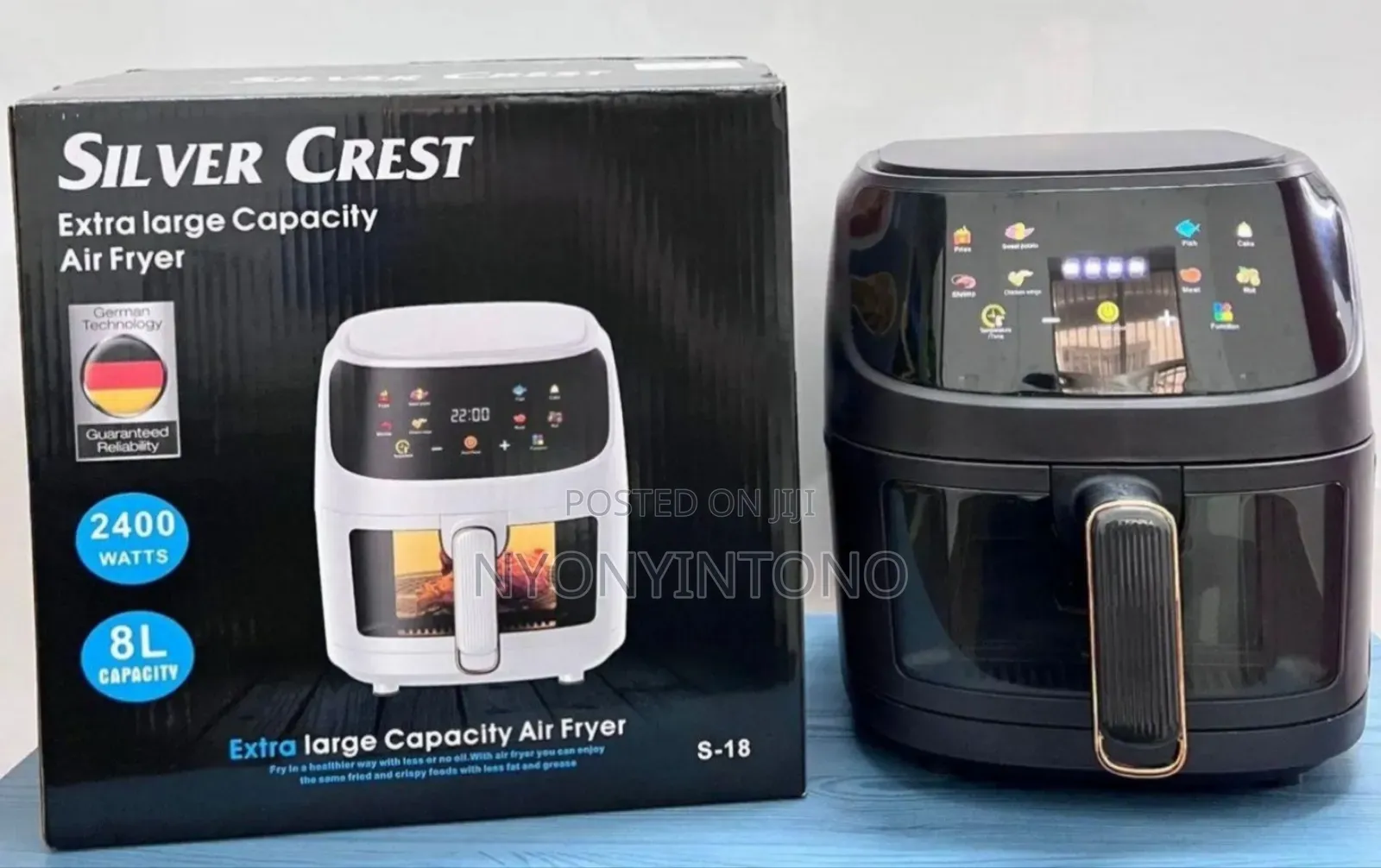 Siver Crest 8liters Automatic Air Fryer