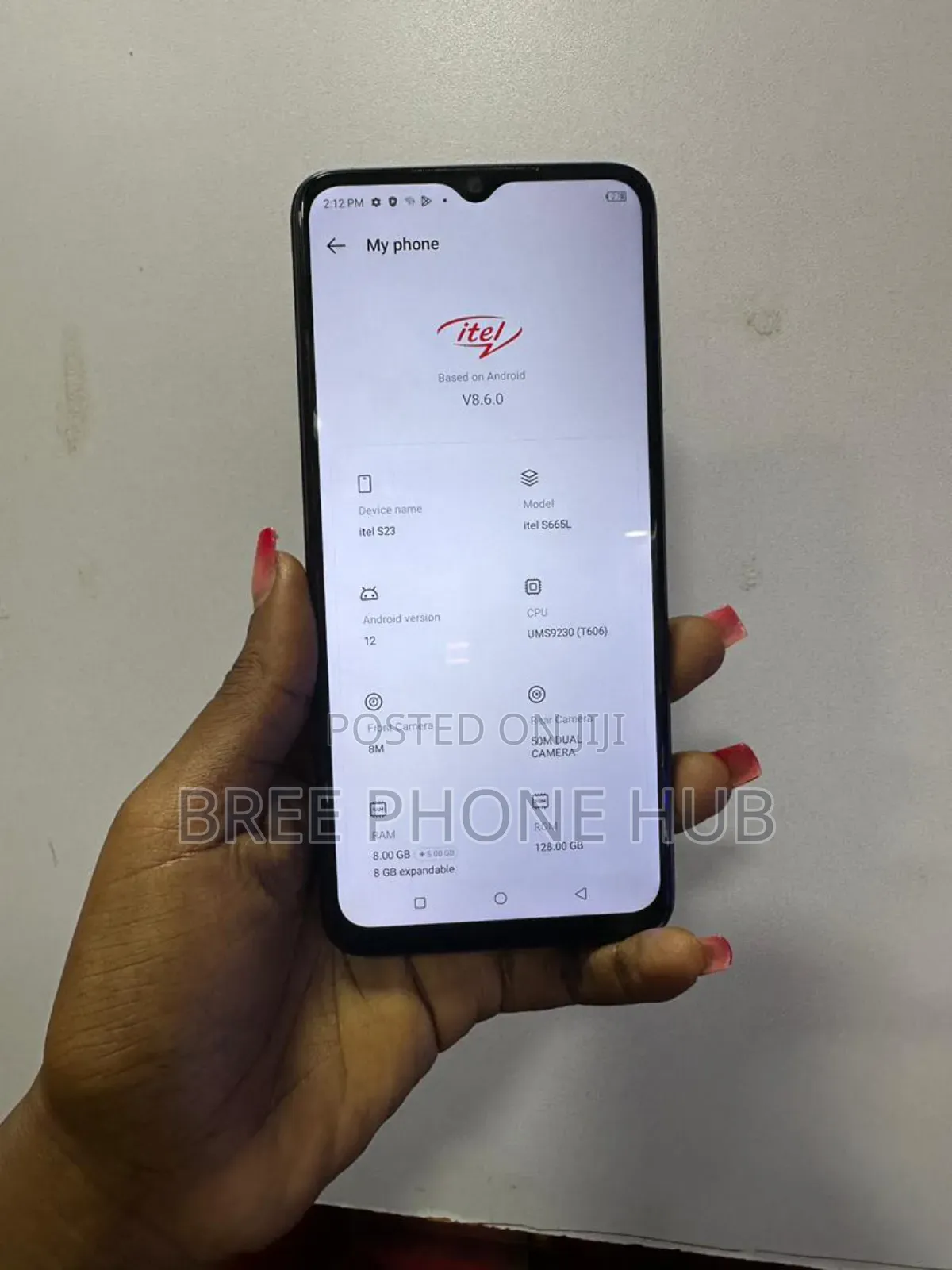 Itel S23 128 GB Black