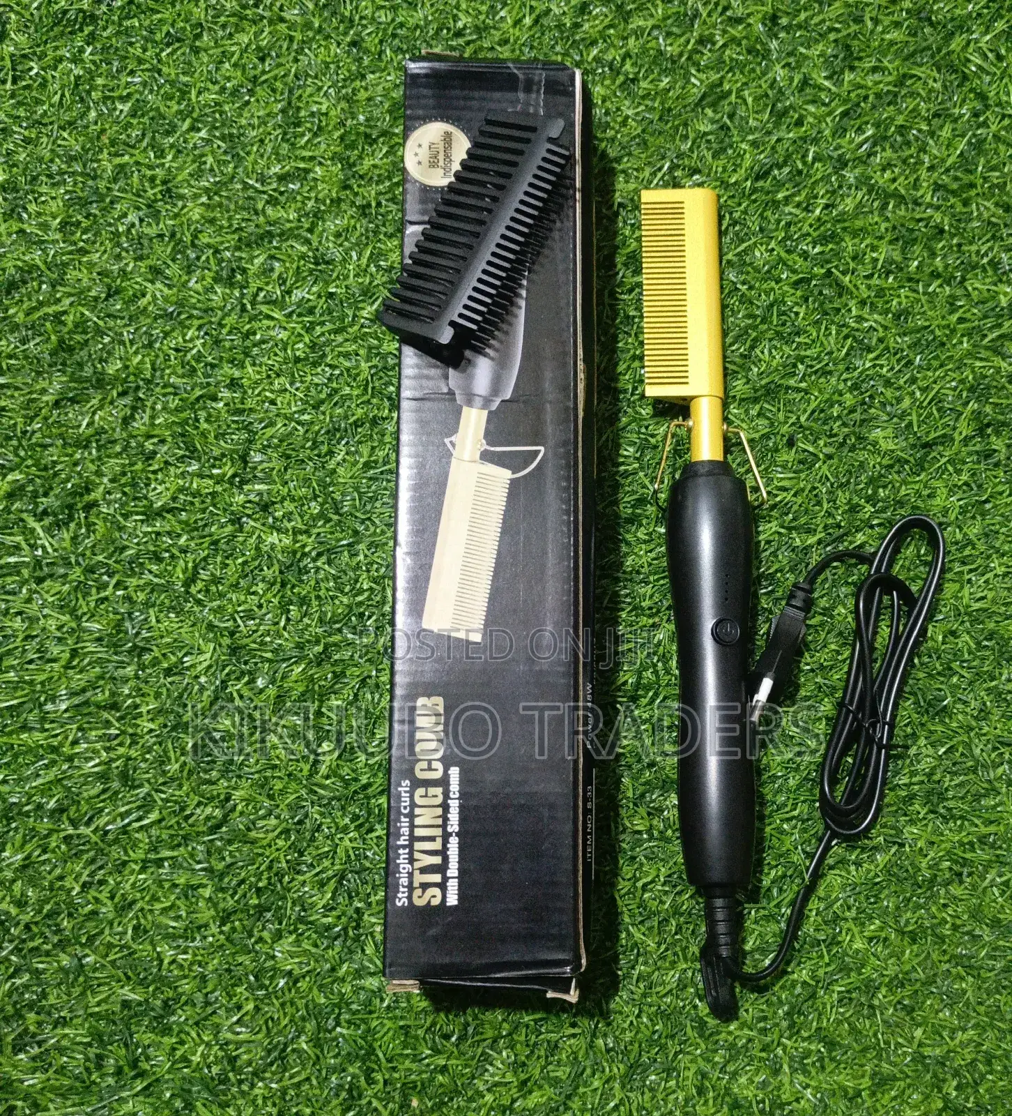 Hot Press Comb Hair Straightener