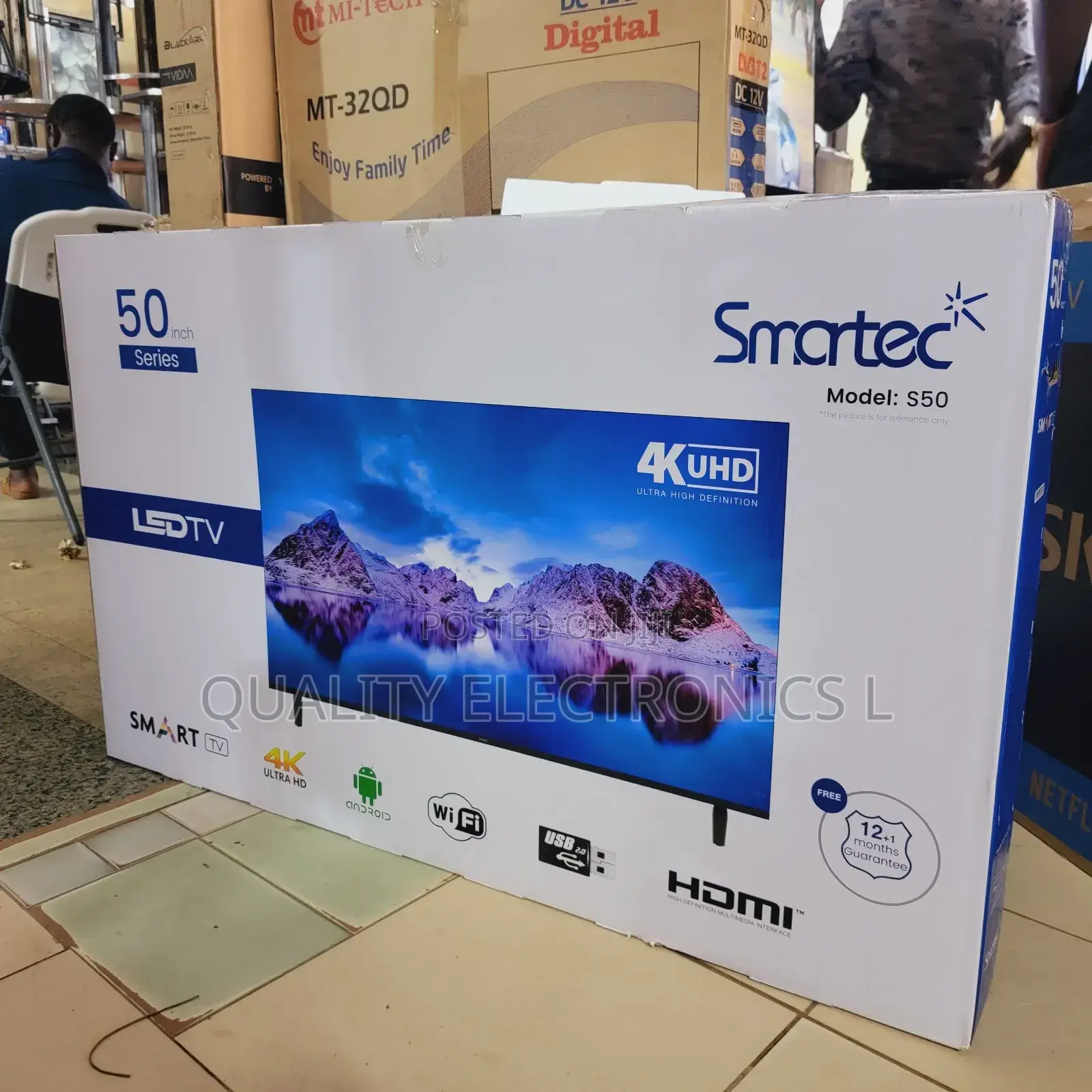 Smartec 50 Inches Smart Tv Android