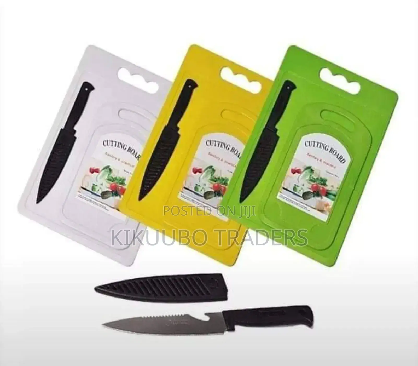 Plastic Kitchen Cutting Boards With Knife