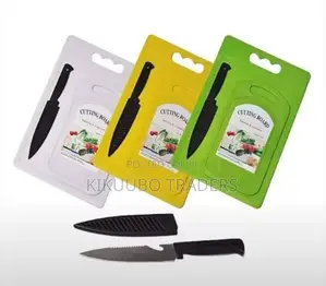 Plastic Kitchen Cutting Boards With Knife
