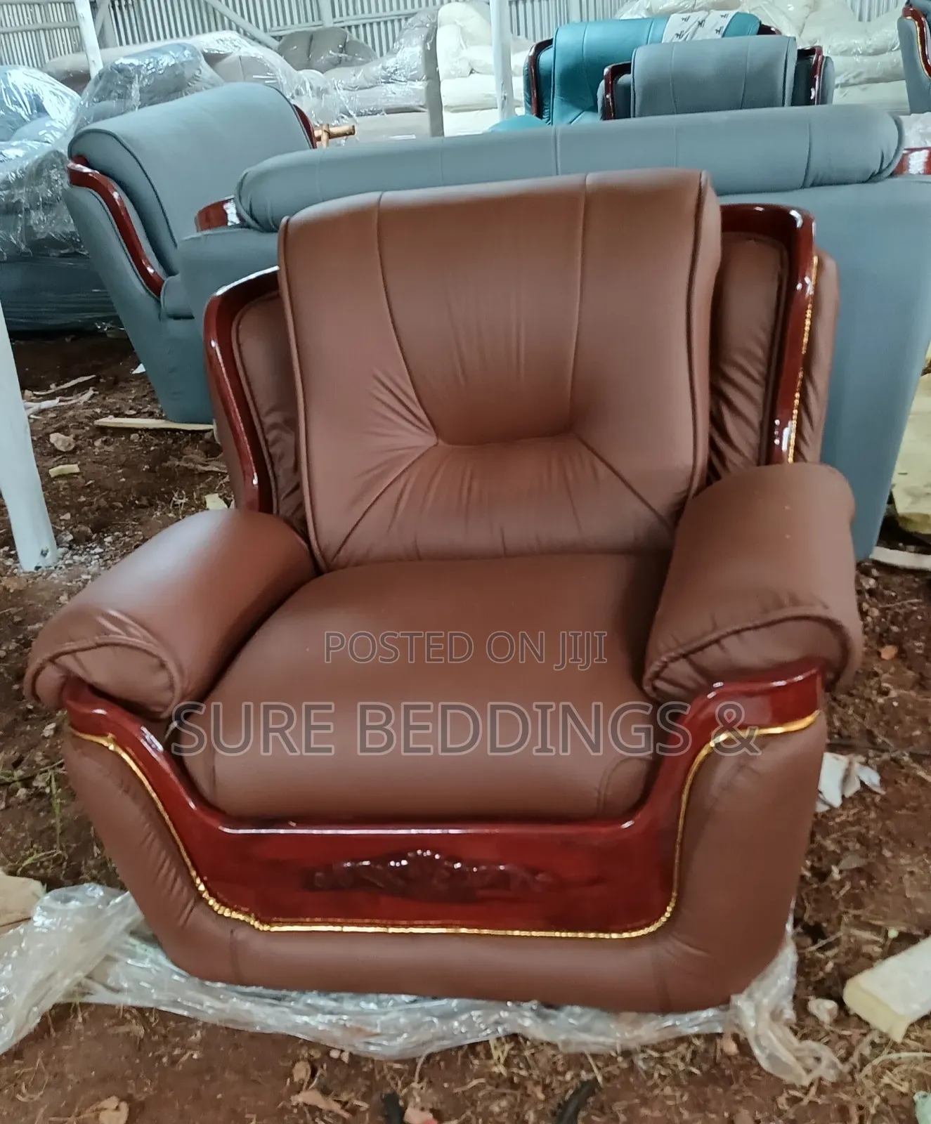5 Sitters Brooks Leather Sofa