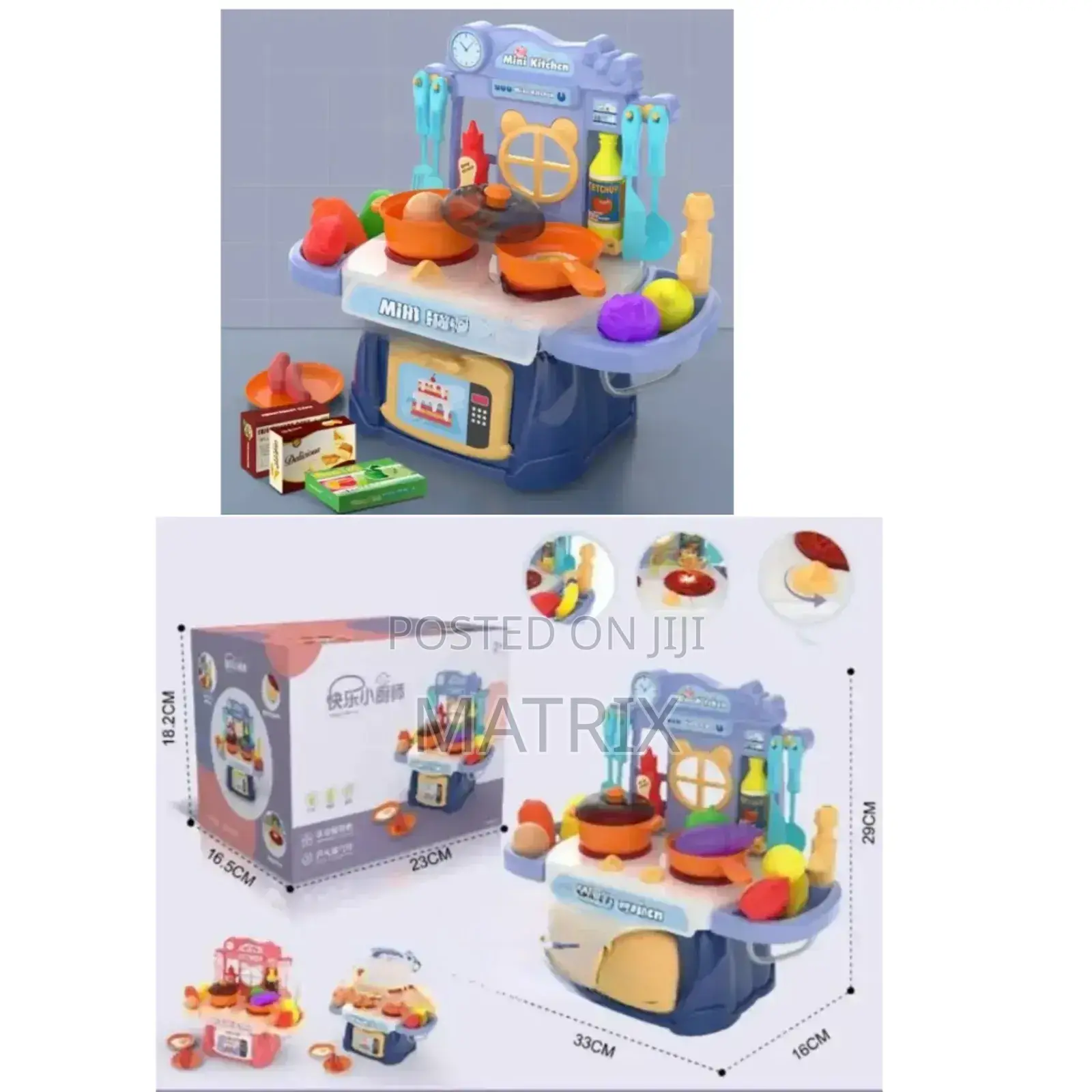 Children Kitchen Simulation Playset