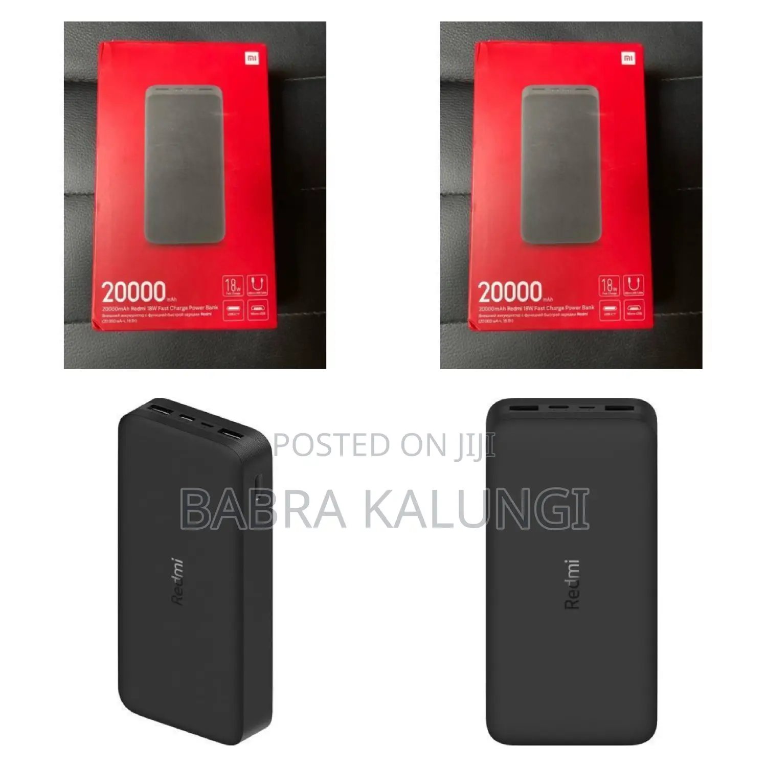 Xiaomi Redmi 20000mah Fast Charge Power Bank