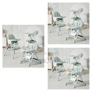 Adjustable Rocker High Feeding Chair-Green