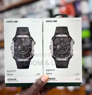 Green Lion Gravix Smart Watch - Black