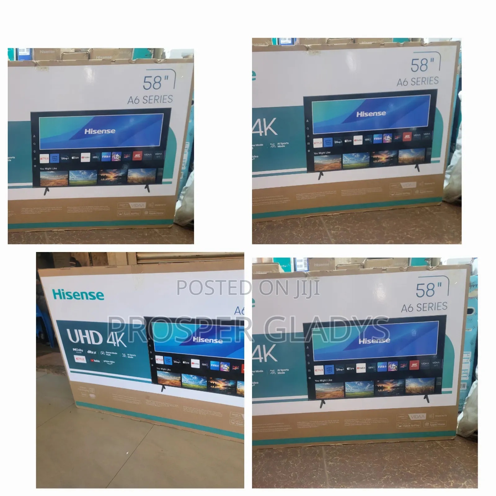58 Inches Led Hisense Smart Uhd Digital