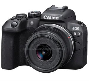 Canon Eos R10 Mirrorless Camera With 18-45mm Lens