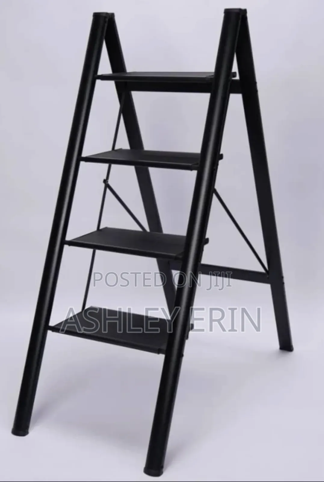 Foldable Ladder 4-Steps Black