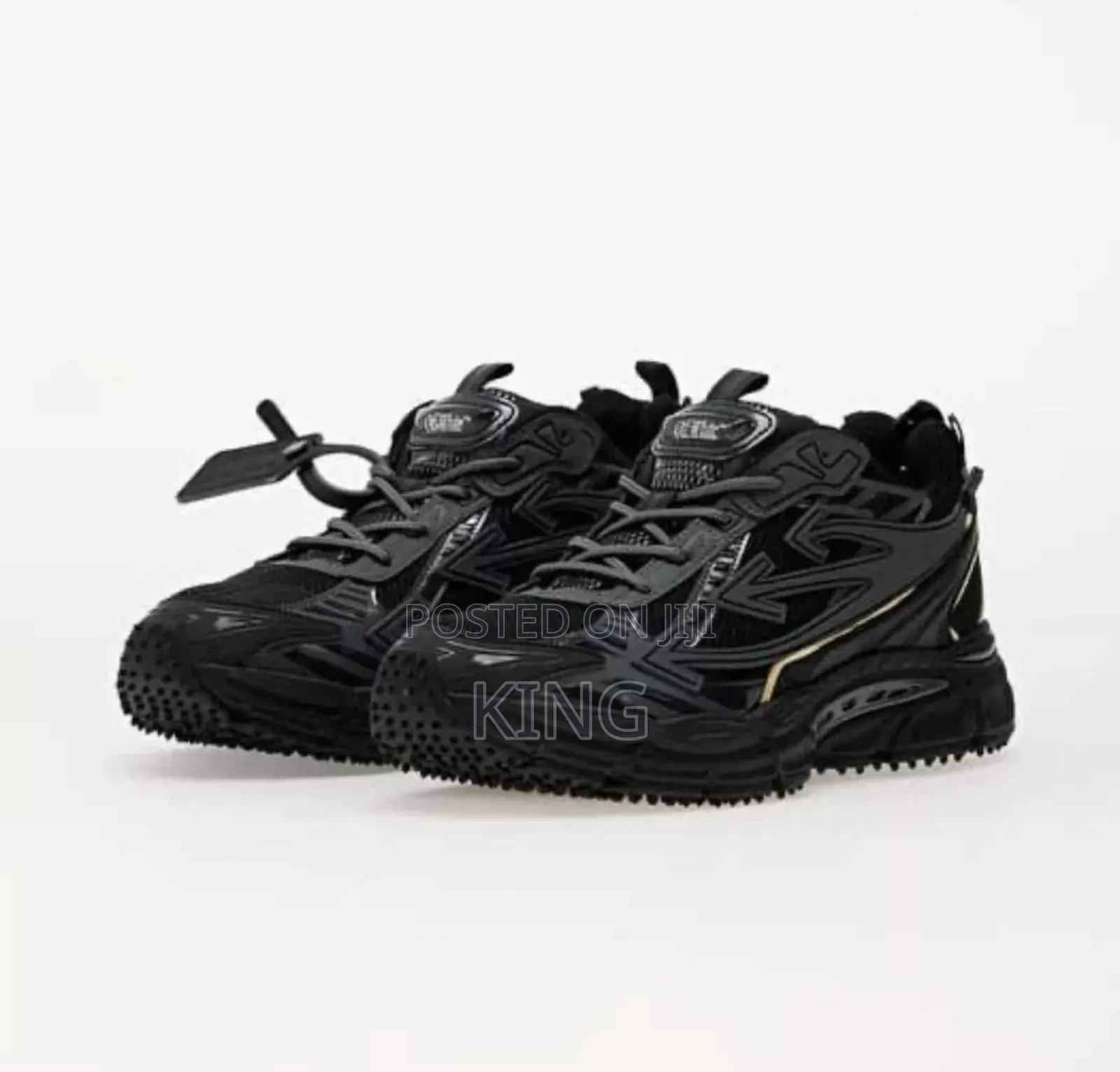 Off-White Men's Be Right Back Sneakers All Black