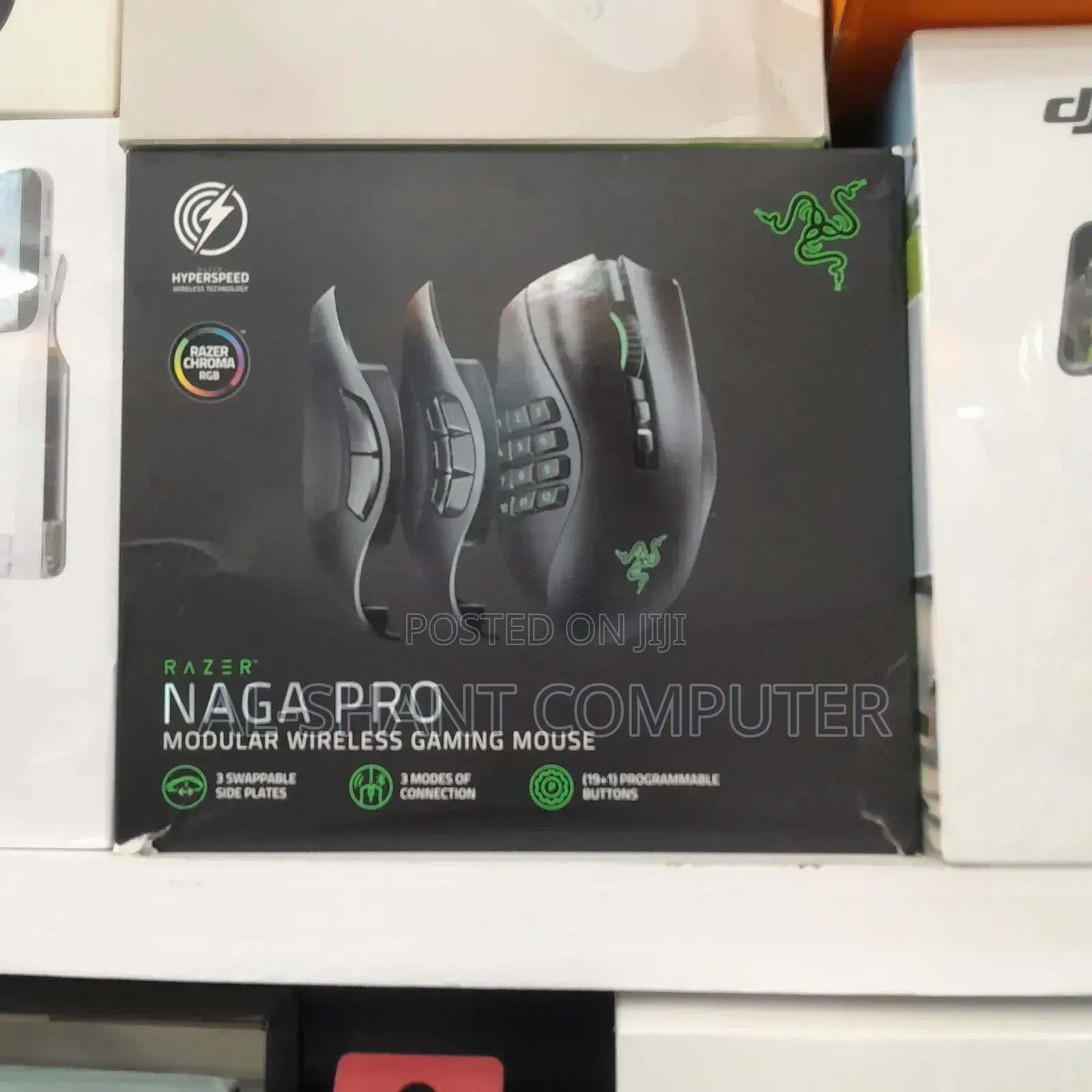 Raze Naga Pro Modular Wireless Gaming Mouse