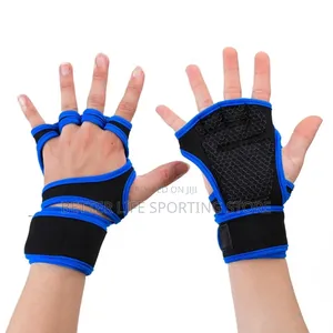 Gym Gloves/Half Finger Blue