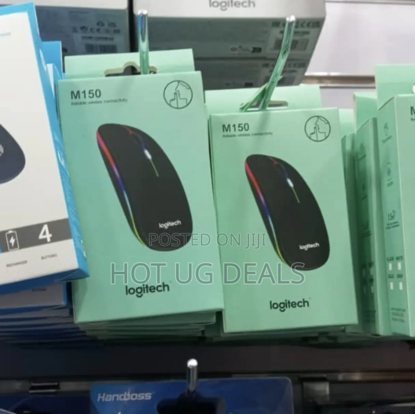 Rechargeable Logitech M150 Wireless Mouse.