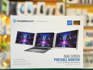 Powerology Dual Screen Portable Monitor For Laptop