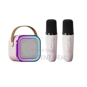 Wireless Karaoke Speaker With 2 Microphones