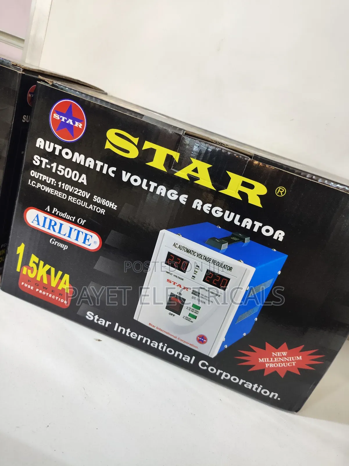 Automatic Voltage Regulator for 1.5kva/ 1500a
