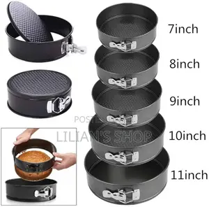 6pcs Round Cake Pans Set