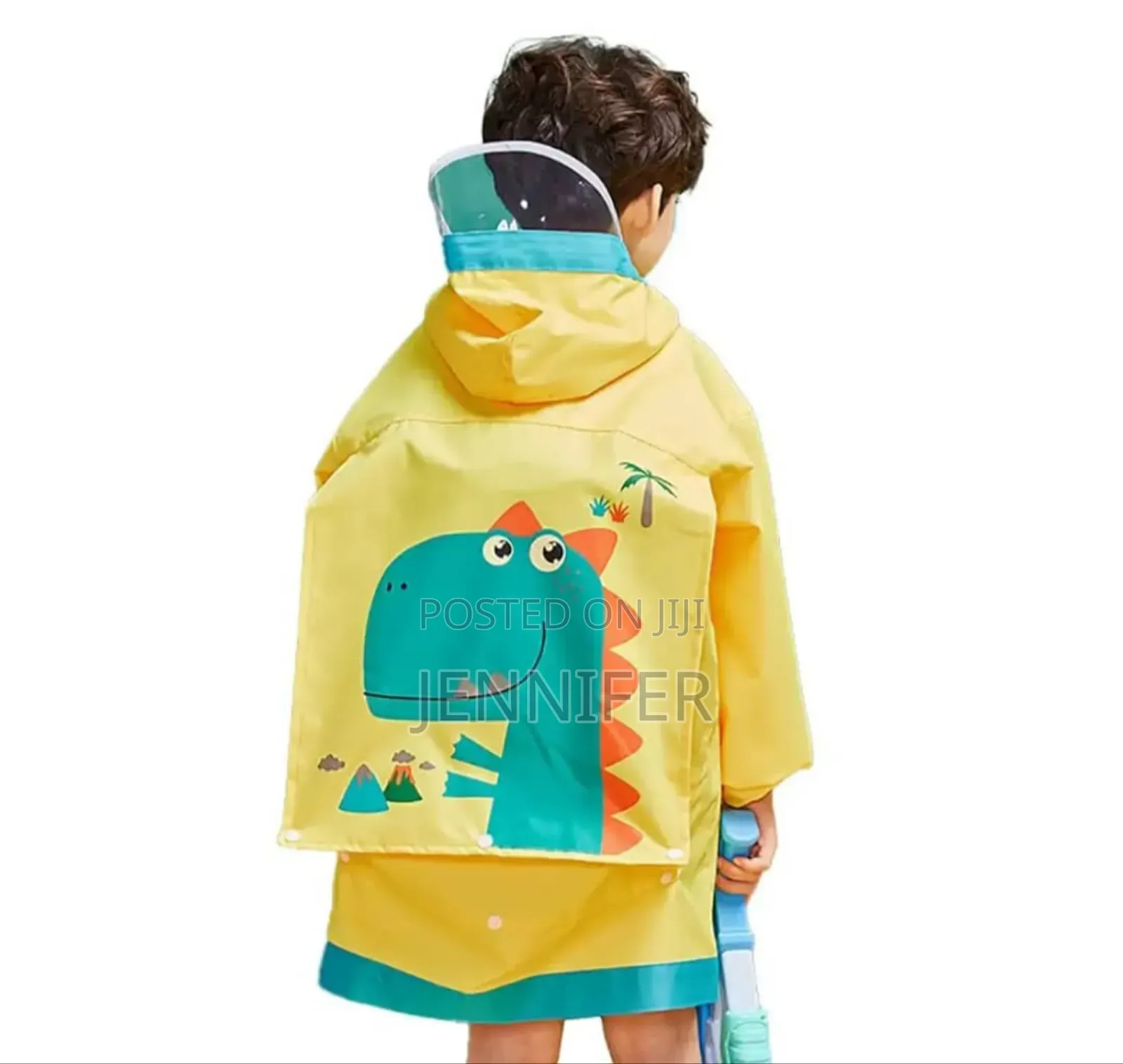 Kids Dinosaur Rain Jacket