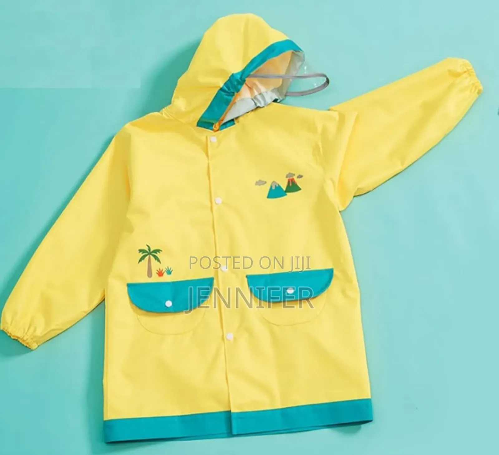 Kids Dinosaur Rain Jacket
