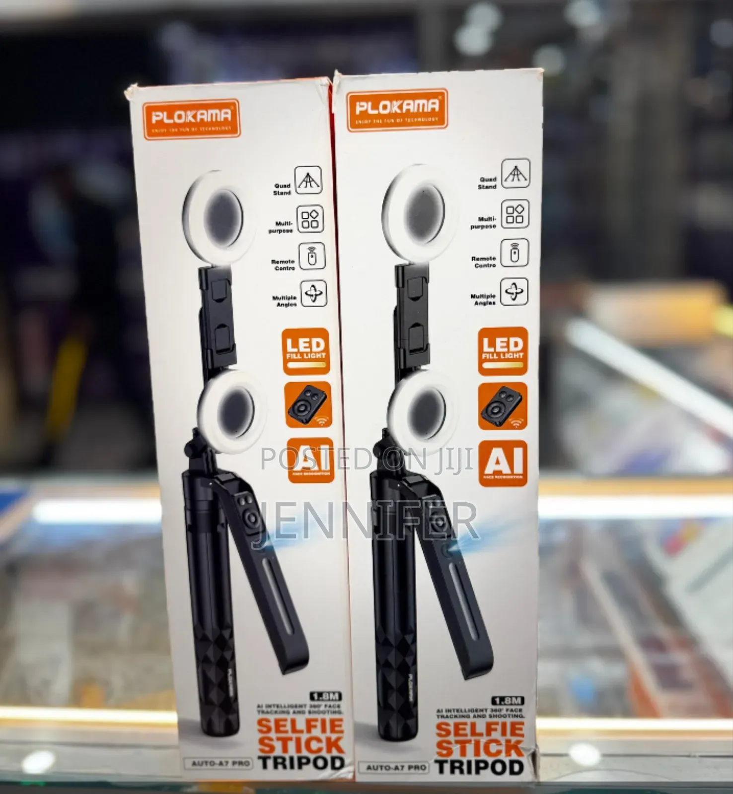 Plokama Auto -A7 Pro Ai Selfie Stick Tripod