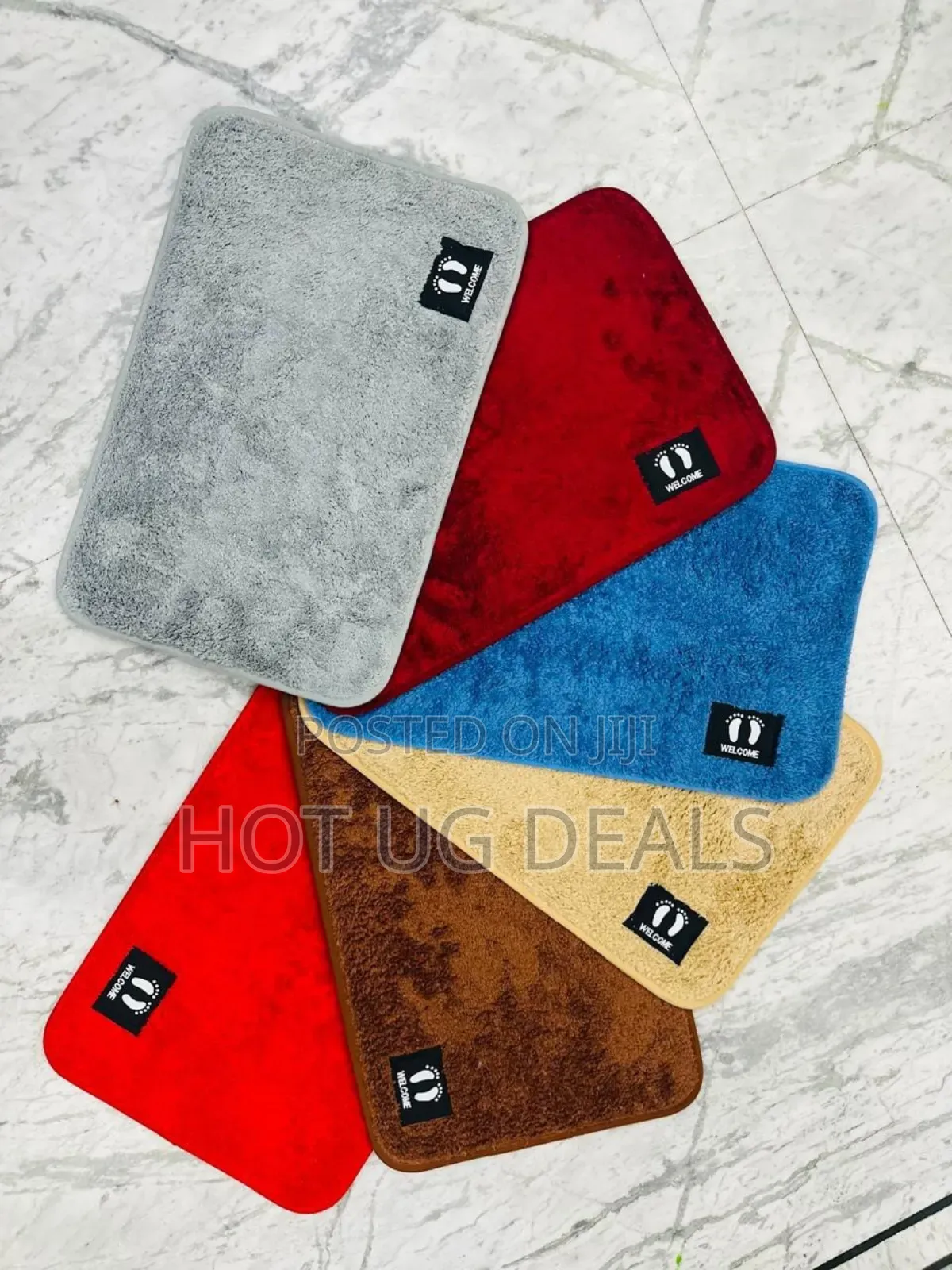 Welcome Door Mat Non Slip Bathroom Bath Mat - Medium Size