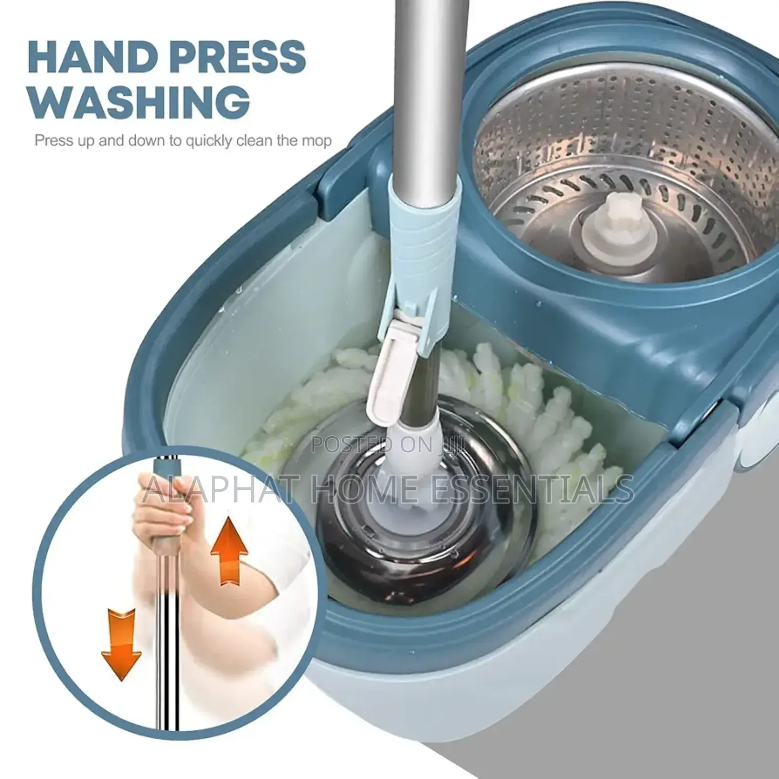 Spin Mop and Bucket
