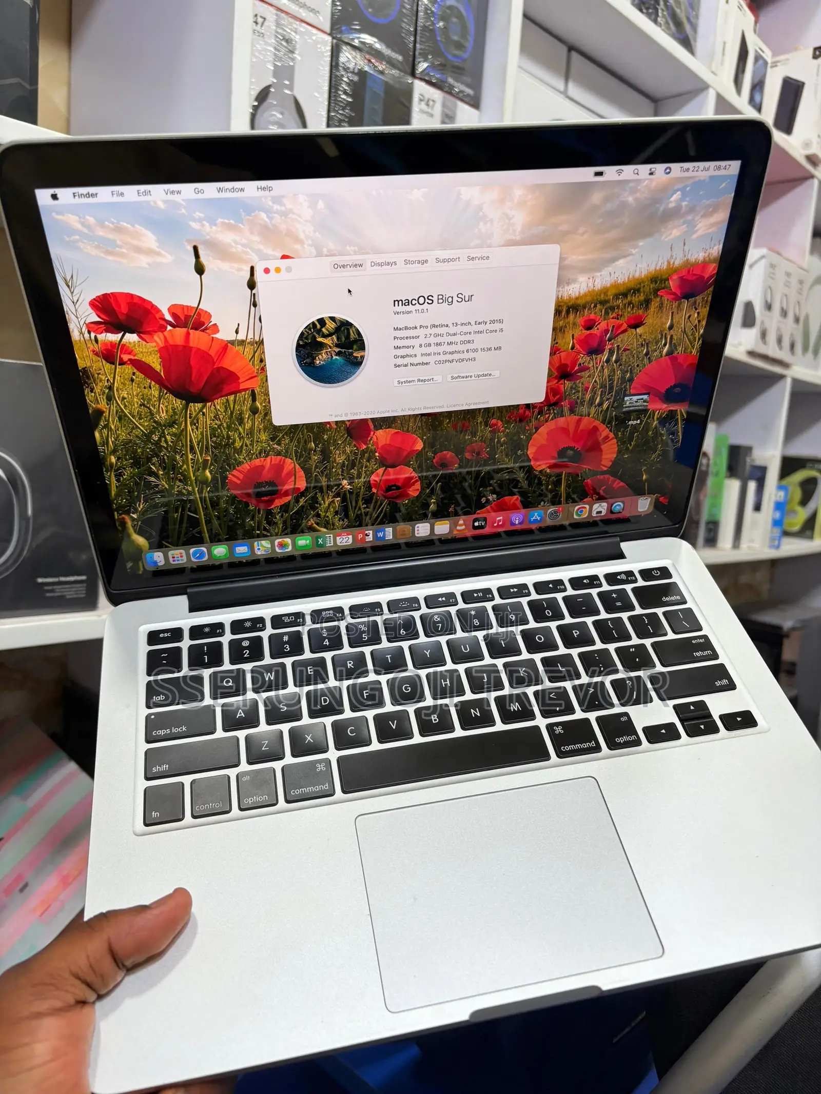 Laptop Apple MacBook 2015 8GB Intel Core I5 SSHD+SSD 256GB