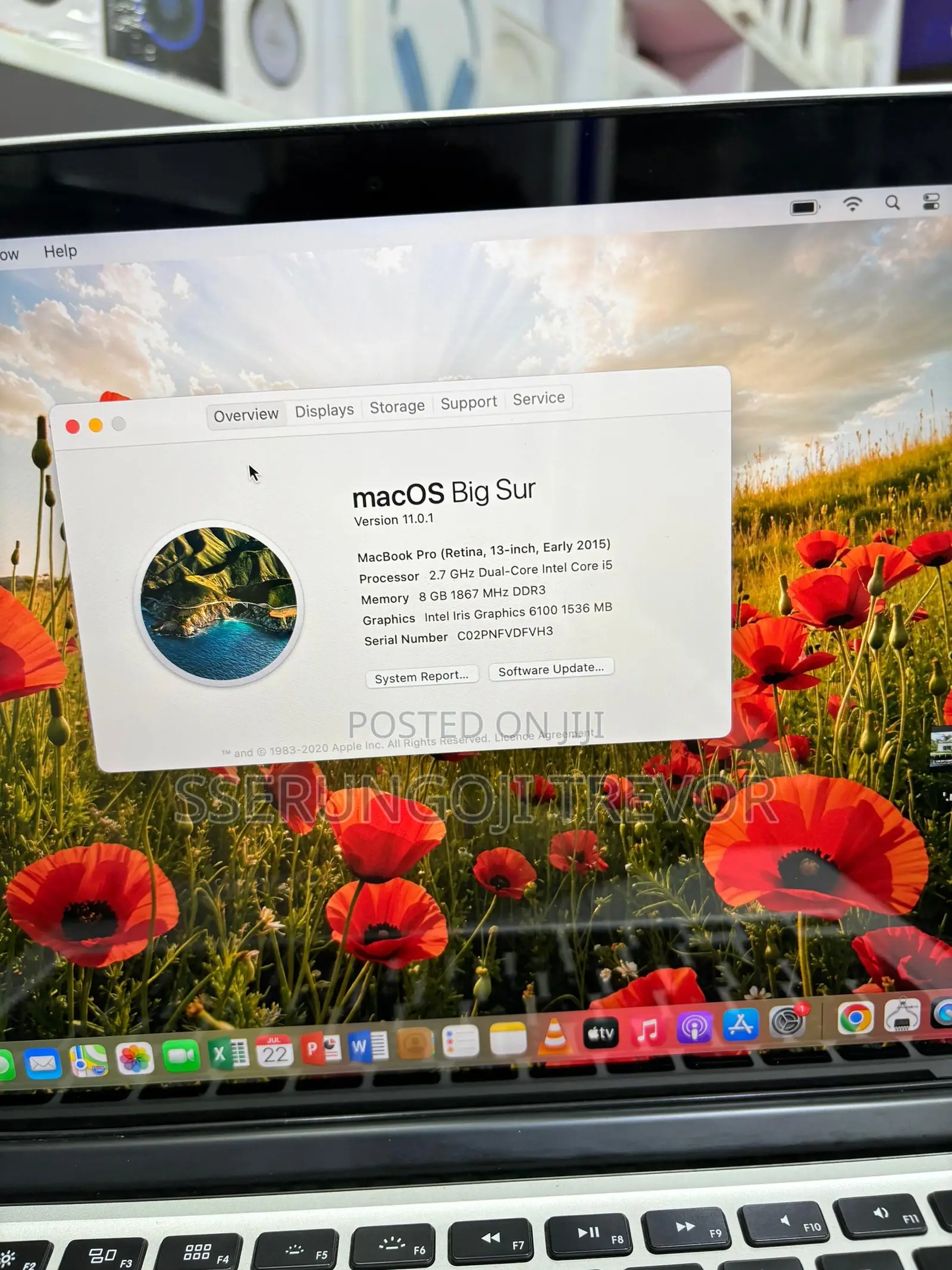 Laptop Apple MacBook 2015 8GB Intel Core I5 SSHD+SSD 256GB