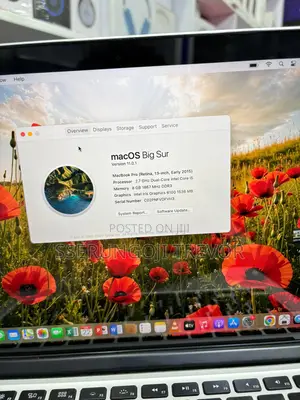 Laptop Apple MacBook 2015 8GB Intel Core I5 SSHD+SSD 256GB