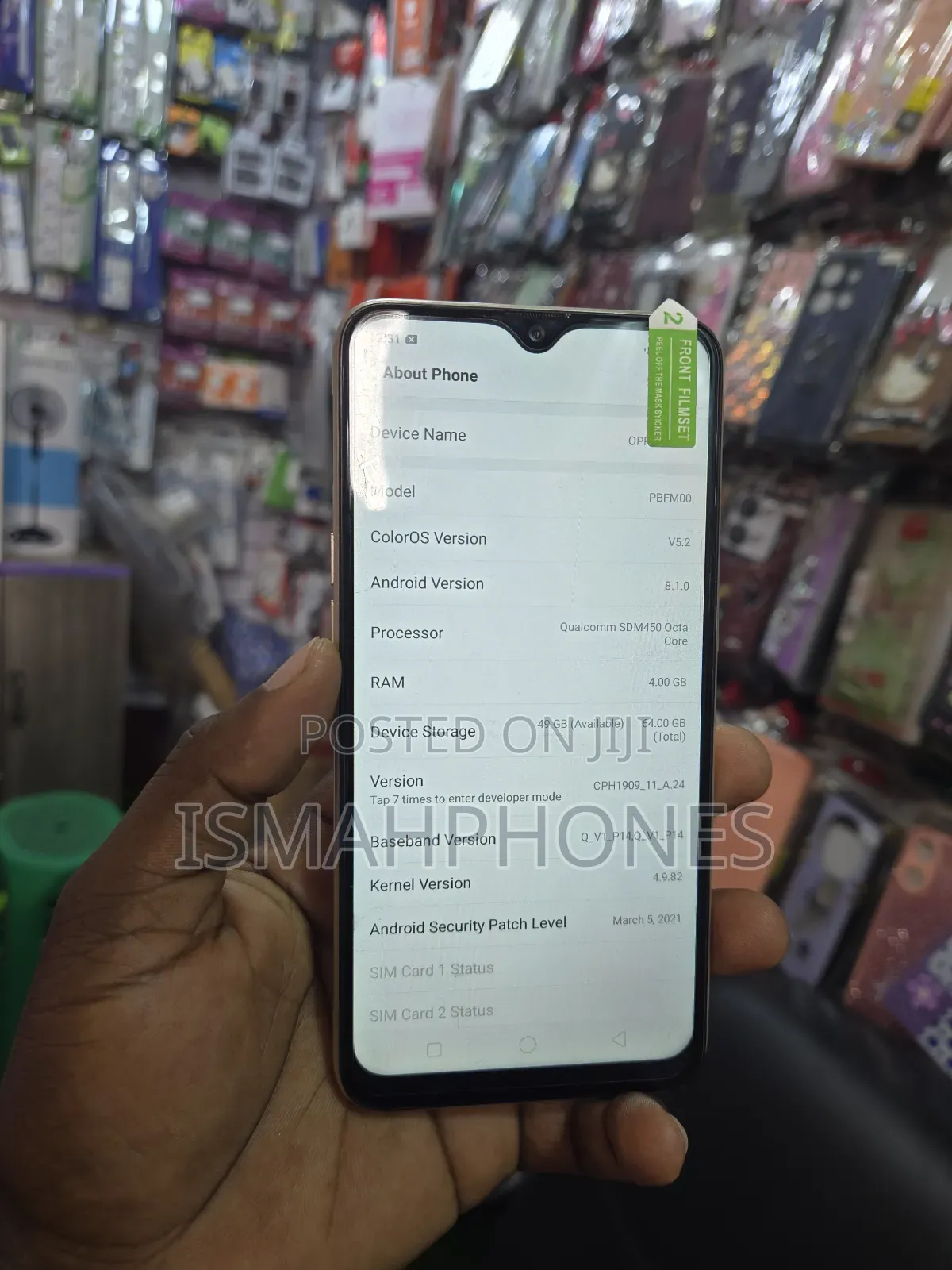 Oppo A5s (AX5s) 64 GB Silver