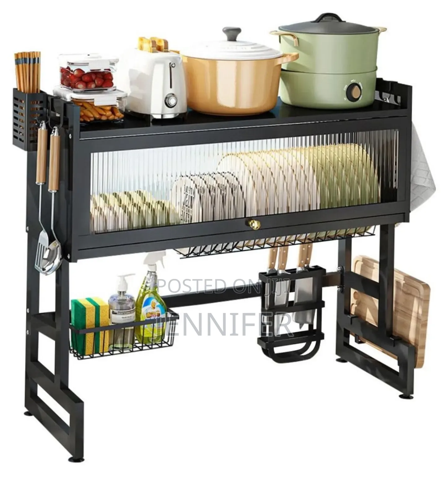 3 Tier Over Sink Dish Rack Steel Dish Drainer